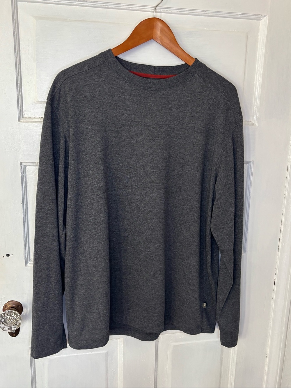 REI Men's Long Sleeve Crewneck Shirt In Charcoal